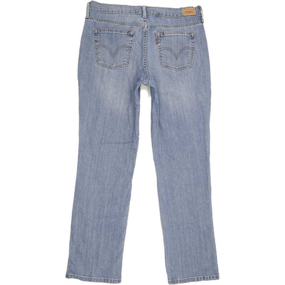 Levi's 505 Women Blue Straight Regular Stretch Jeans W32 L29