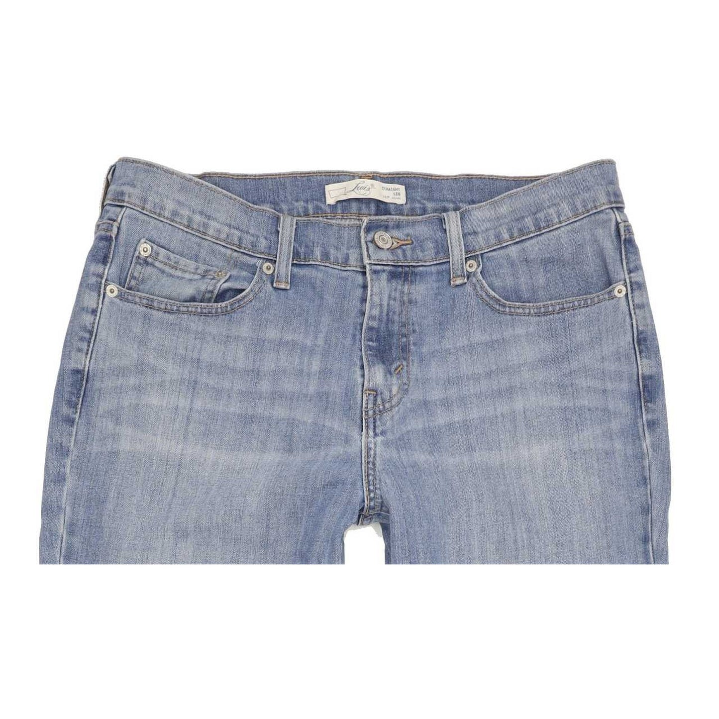 Levi's 505 Women Blue Straight Regular Stretch Jeans W32 L29