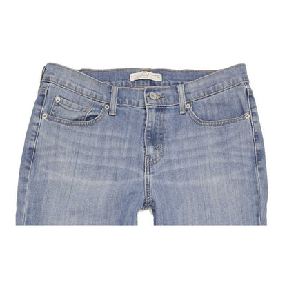 Levi's 505 Women Blue Straight Regular Stretch Jeans W32 L29