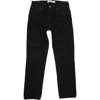 Levi's Men Black Straight Slim Jeans W36 L33