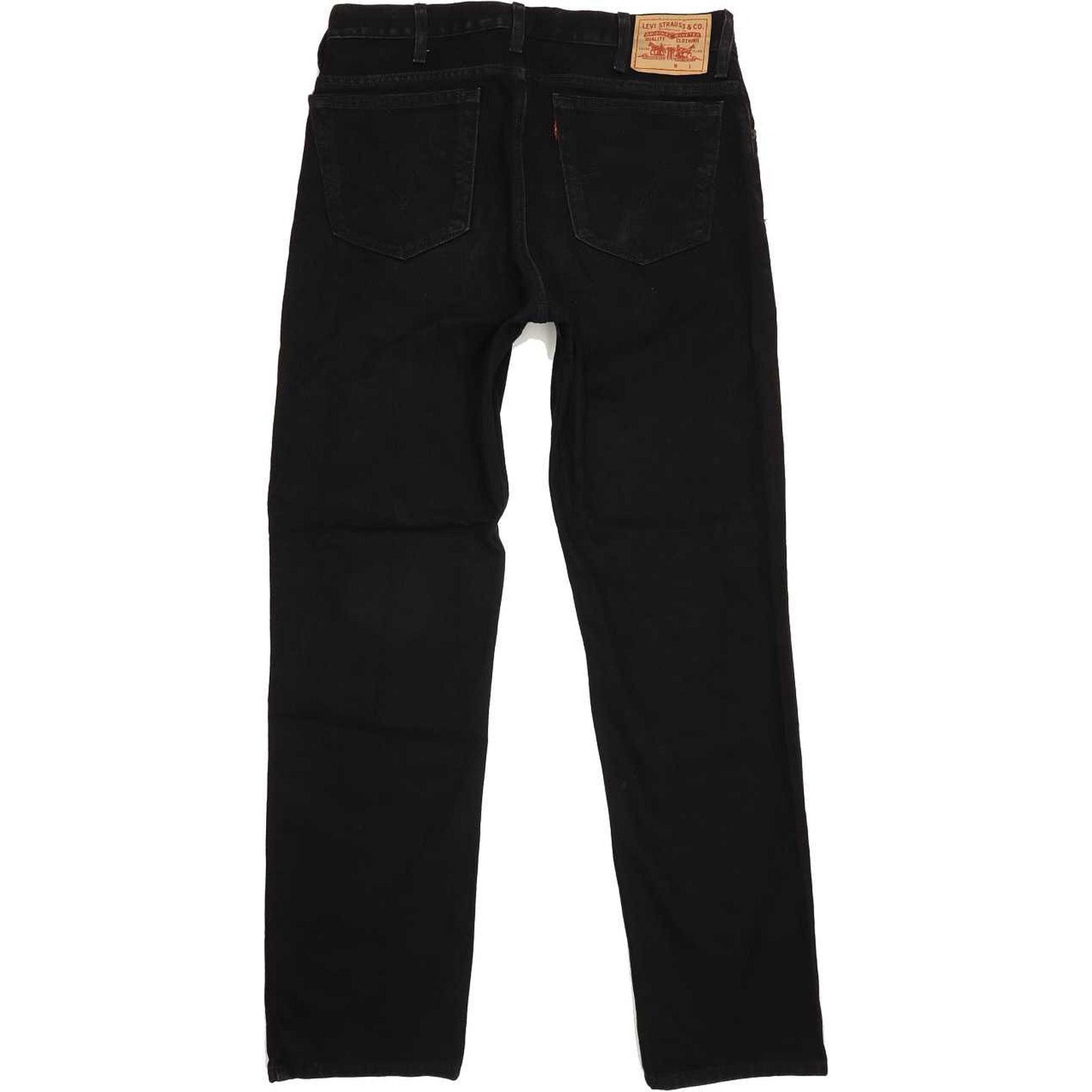Levi's Men Black Straight Slim Jeans W36 L33