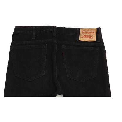 Levi's Men Black Straight Slim Jeans W36 L33