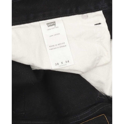 Levi's Men Black Straight Slim Jeans W36 L33