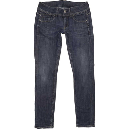 G-Star Lynn Mid Women Blue Skinny Slim Stretch Jeans W29 L29