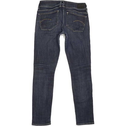 G-Star Lynn Mid Women Blue Skinny Slim Stretch Jeans W29 L29