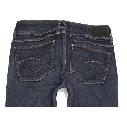 G-Star Lynn Mid Women Blue Skinny Slim Stretch Jeans W29 L29