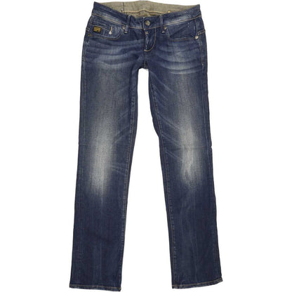 G-Star Midge Women Blue Straight Slim Stretch Jeans W29 L32