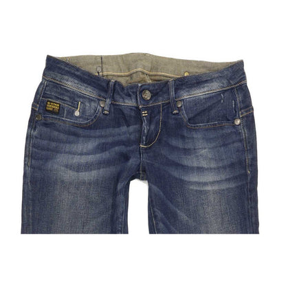 G-Star Midge Women Blue Straight Slim Stretch Jeans W29 L32