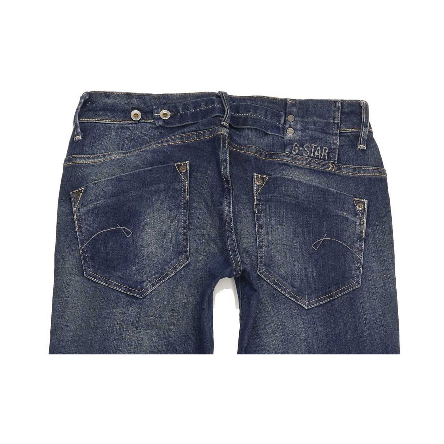 G-Star Midge Women Blue Straight Slim Stretch Jeans W29 L32
