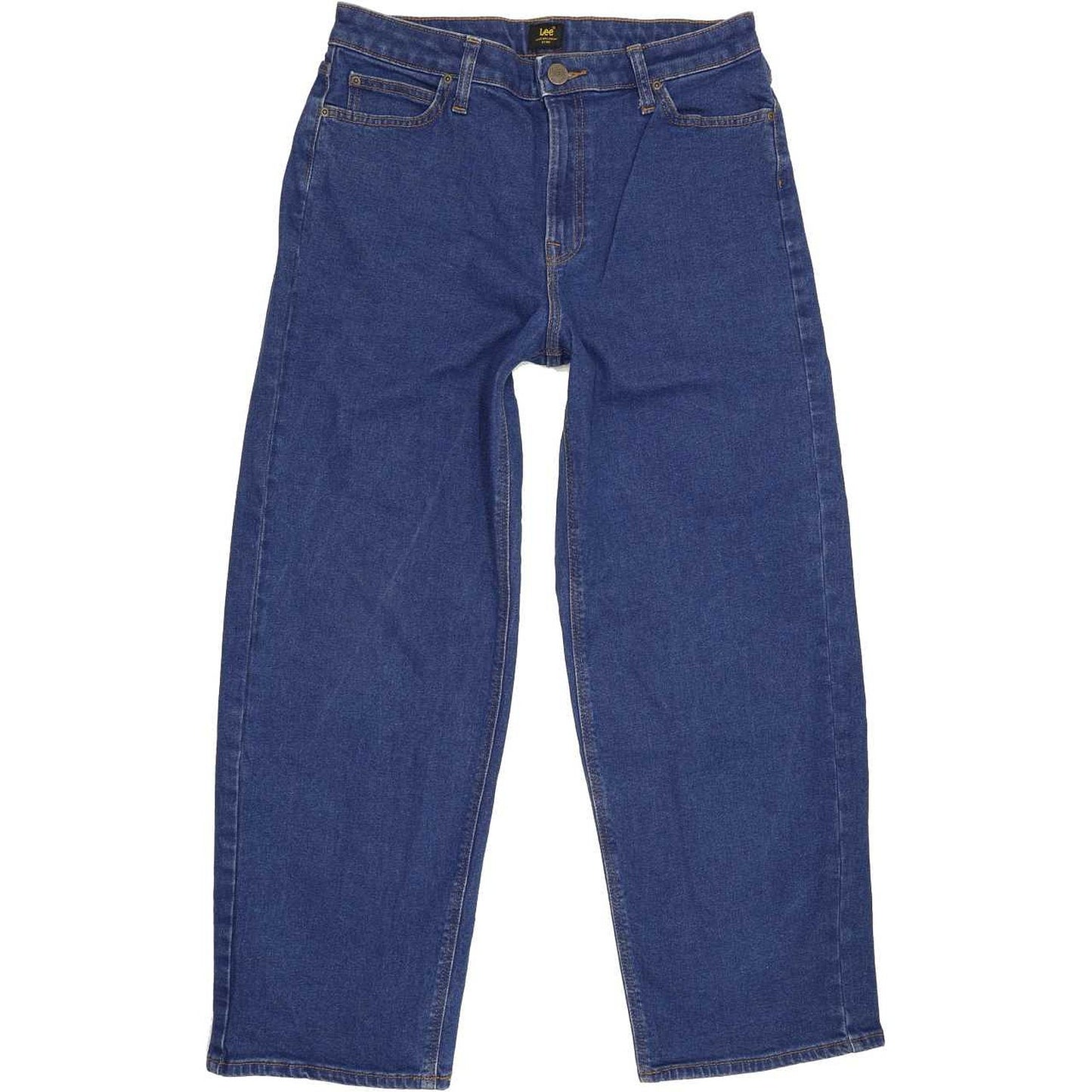 Lee Blue Straight Regular Stretch Jeans High Waisted W30 L26