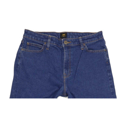 Lee Blue Straight Regular Stretch Jeans High Waisted W30 L26