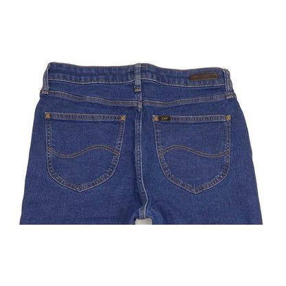 Lee Blue Straight Regular Stretch Jeans High Waisted W30 L26