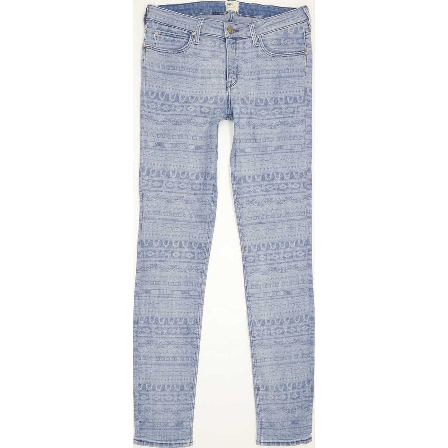 Lee Women Blue Skinny Regular Jeans W28 L31