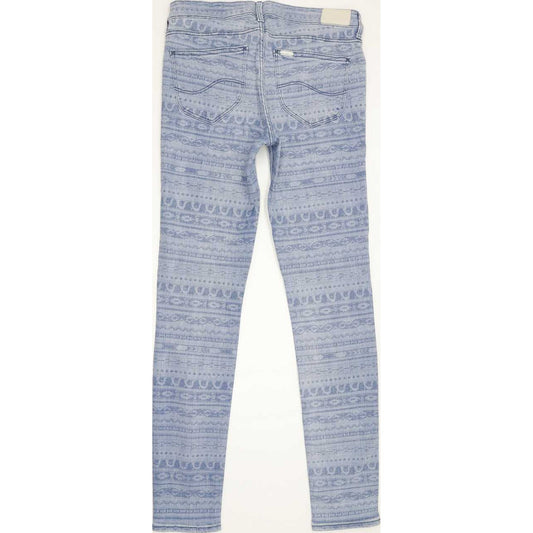 Lee Women Blue Skinny Regular Jeans W28 L31