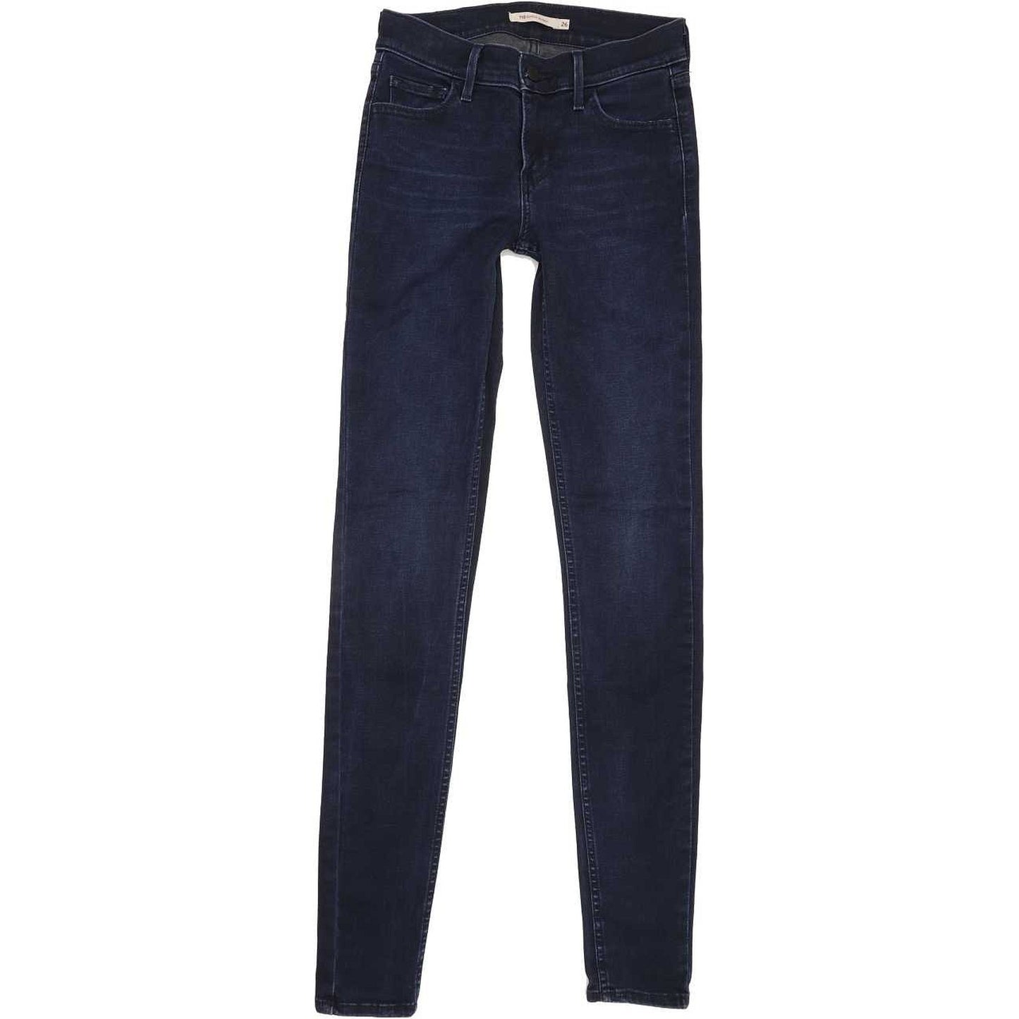 Levi's 710 Super Women Navy Skinny Regular Stretch Jeans W26 L32