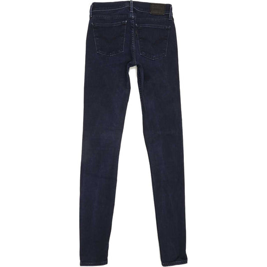 Levi's 710 Super Women Navy Skinny Regular Stretch Jeans W26 L32