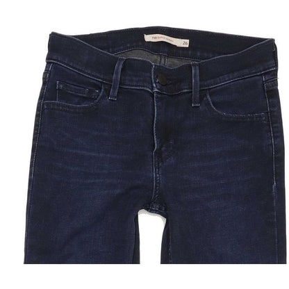 Levi's 710 Super Women Navy Skinny Regular Stretch Jeans W26 L32