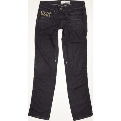 G-Star Saville Women Navy Straight Slim Stretch Jeans W28 L31