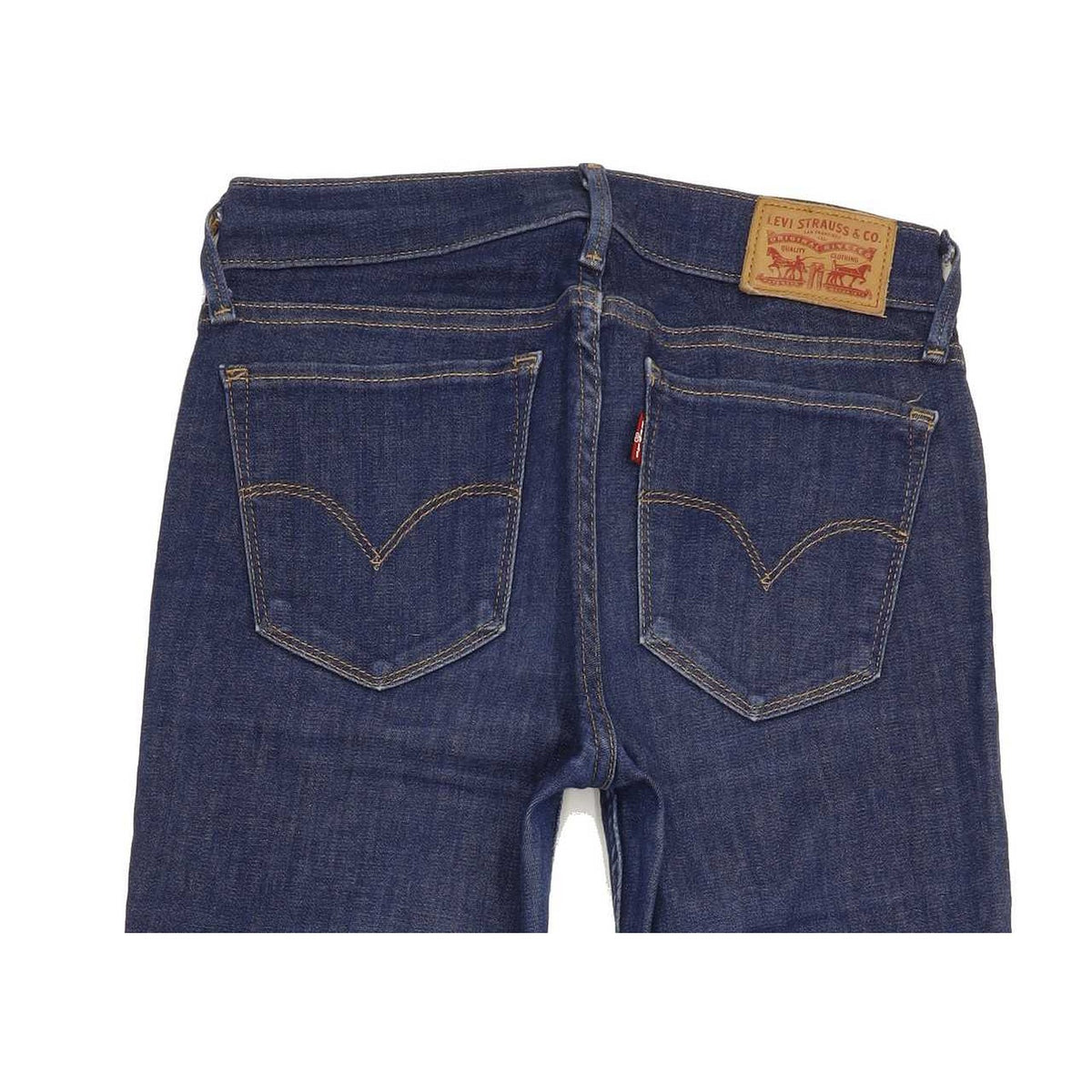 Levi's 710 Super Women Blue Skinny Regular Stretch Jeans W26 L27