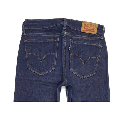 Levi's 710 Super Women Blue Skinny Regular Stretch Jeans W26 L27