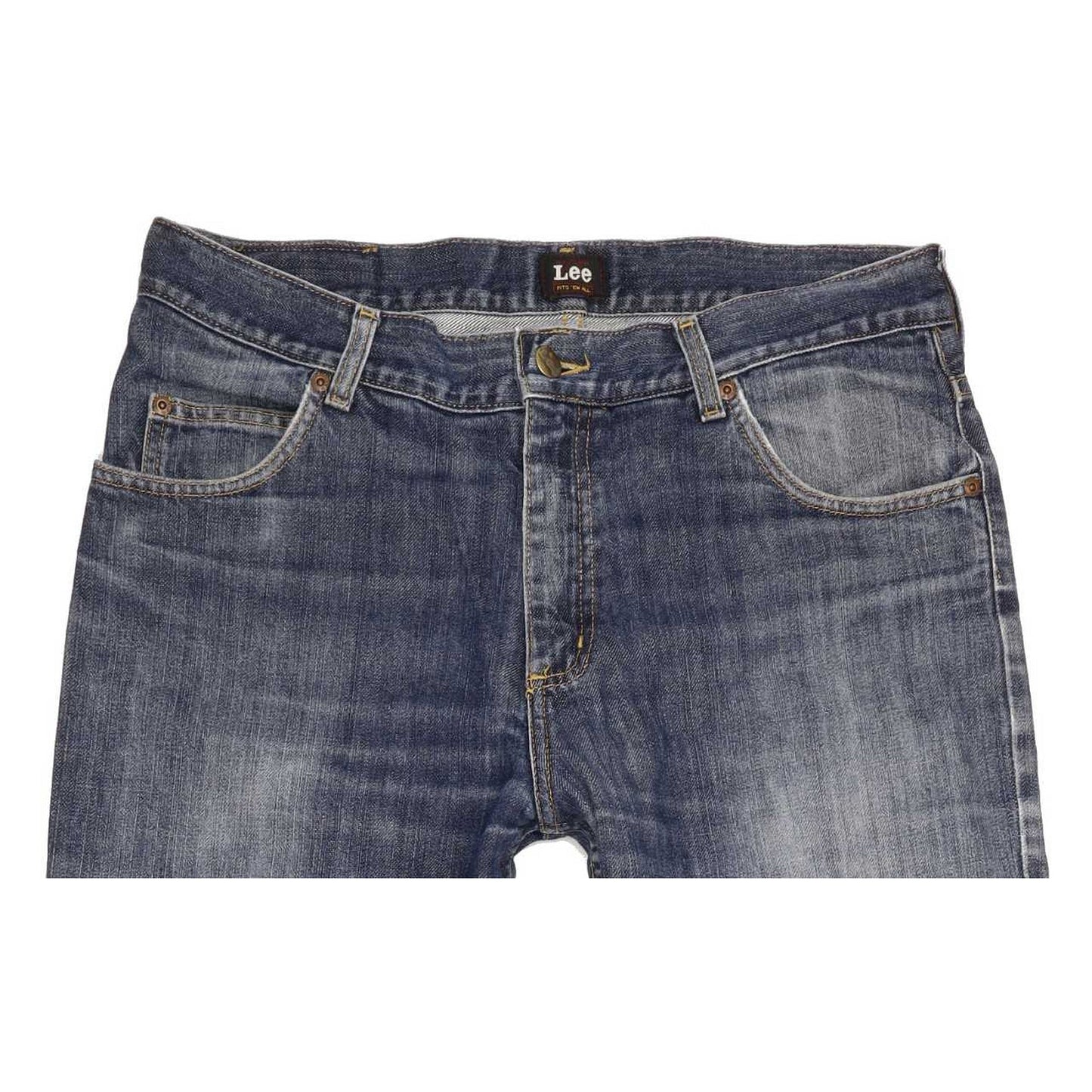 Lee Men Blue Straight Regular Jeans W32 L33