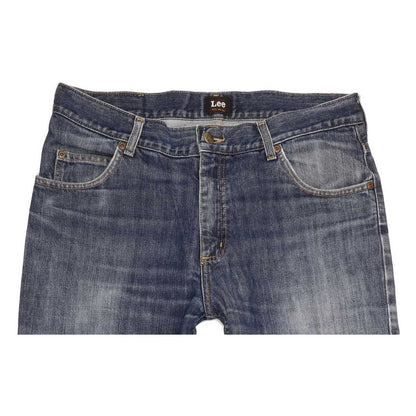 Lee Men Blue Straight Regular Jeans W32 L33