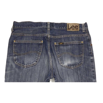 Lee Men Blue Straight Regular Jeans W32 L33