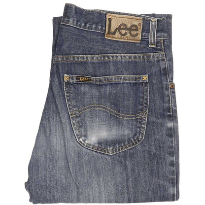 Lee Men Blue Straight Regular Jeans W32 L33