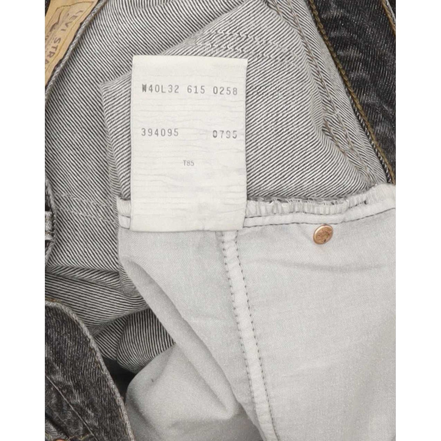 Levi's 615 Men Charcoal Straight Regular Jeans W38 L28