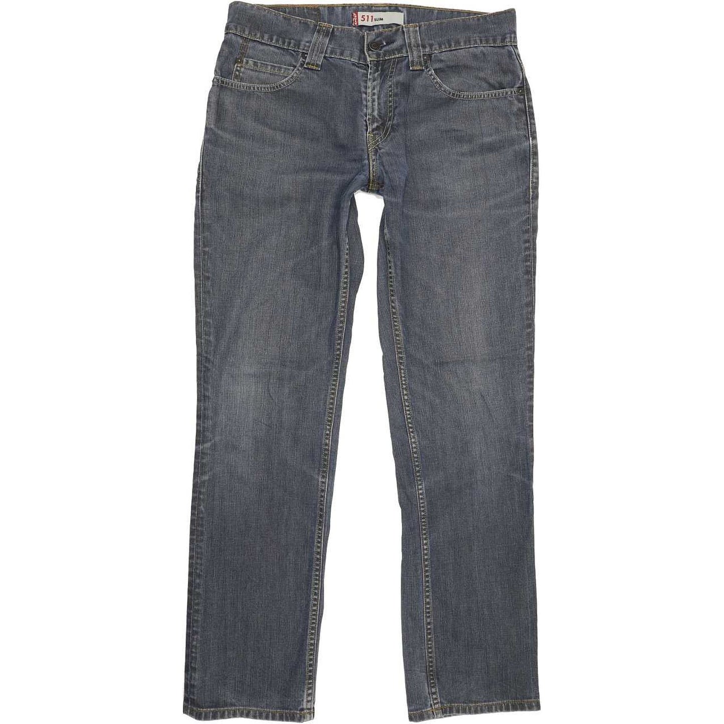 Levi's 511 Men Blue Straight Slim Stretch Jeans W32 L31