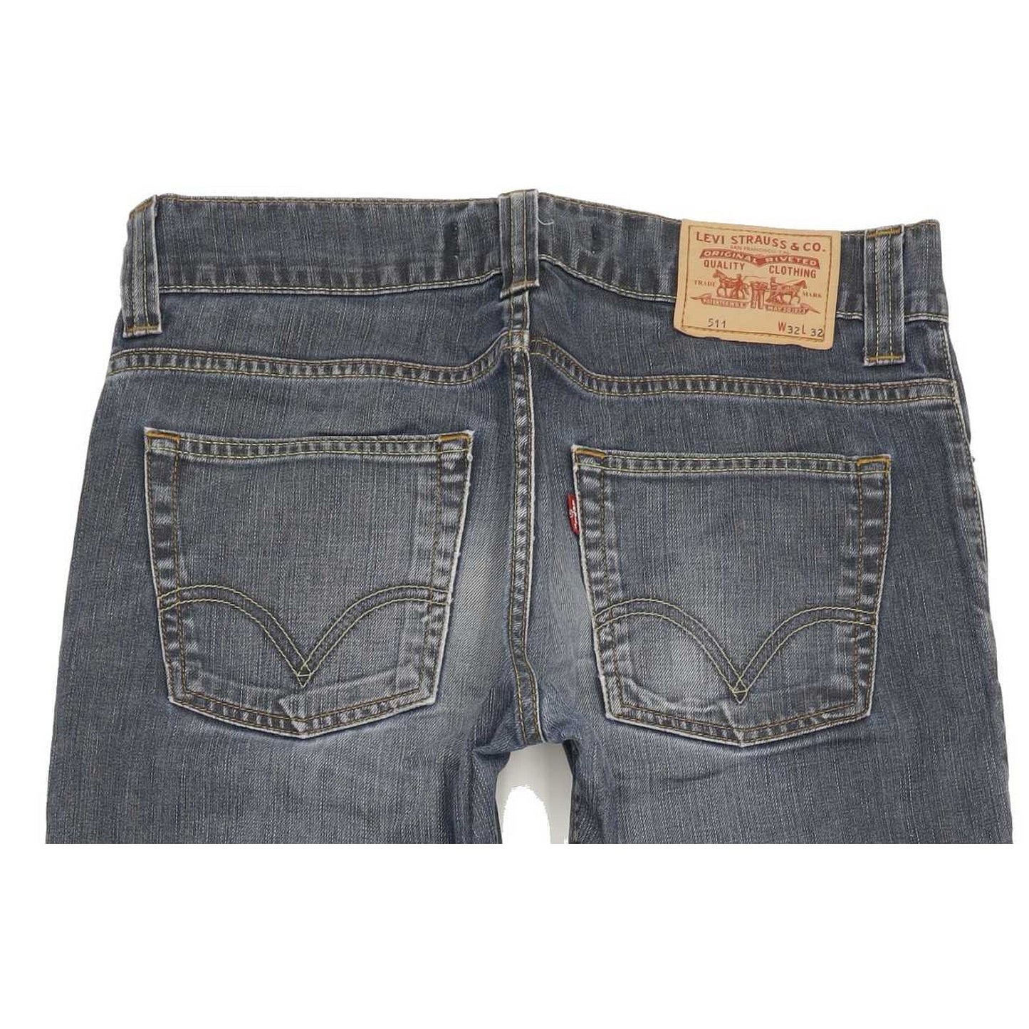 Levi's 511 Men Blue Straight Slim Stretch Jeans W32 L31