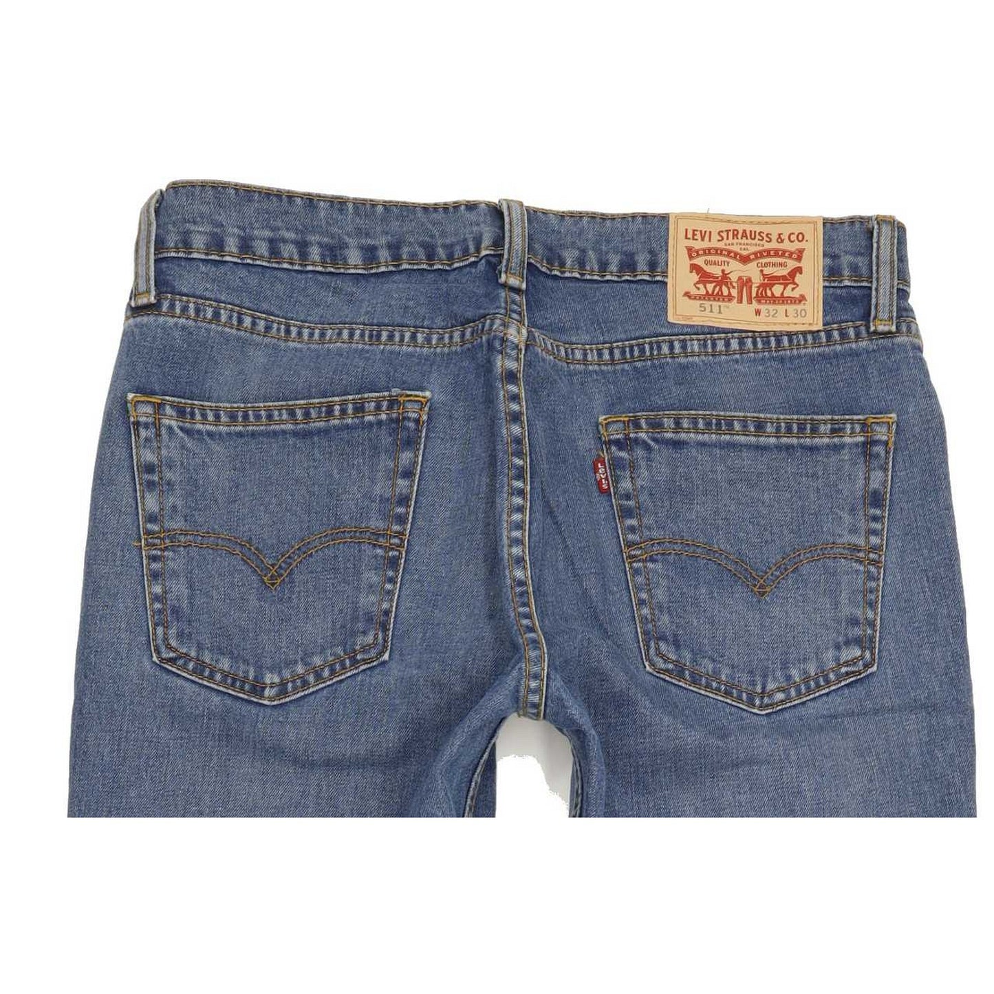 Levi's 511 Men Blue Straight Slim Stretch Jeans W32 L30