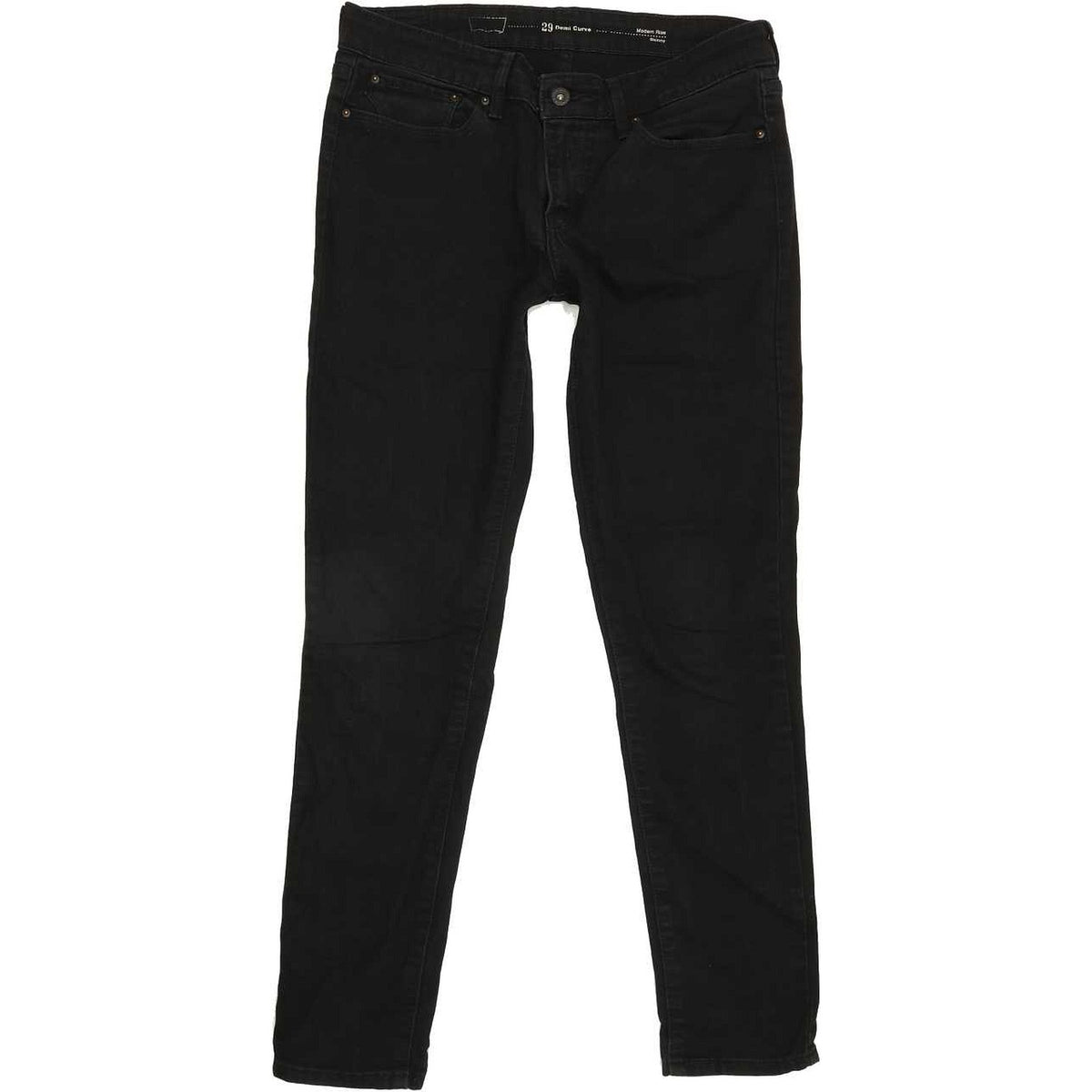 Levi's Demi Curve Women Black Skinny Slim Stretch Jeans W29 L29