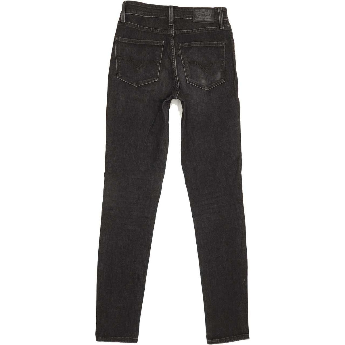 Levi's 721 High Rise Women Black Skinny Stretch Jeans W25 L30