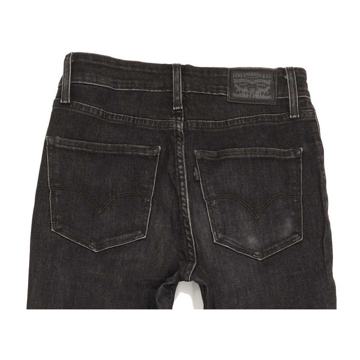 Levi's 721 High Rise Women Black Skinny Stretch Jeans W25 L30