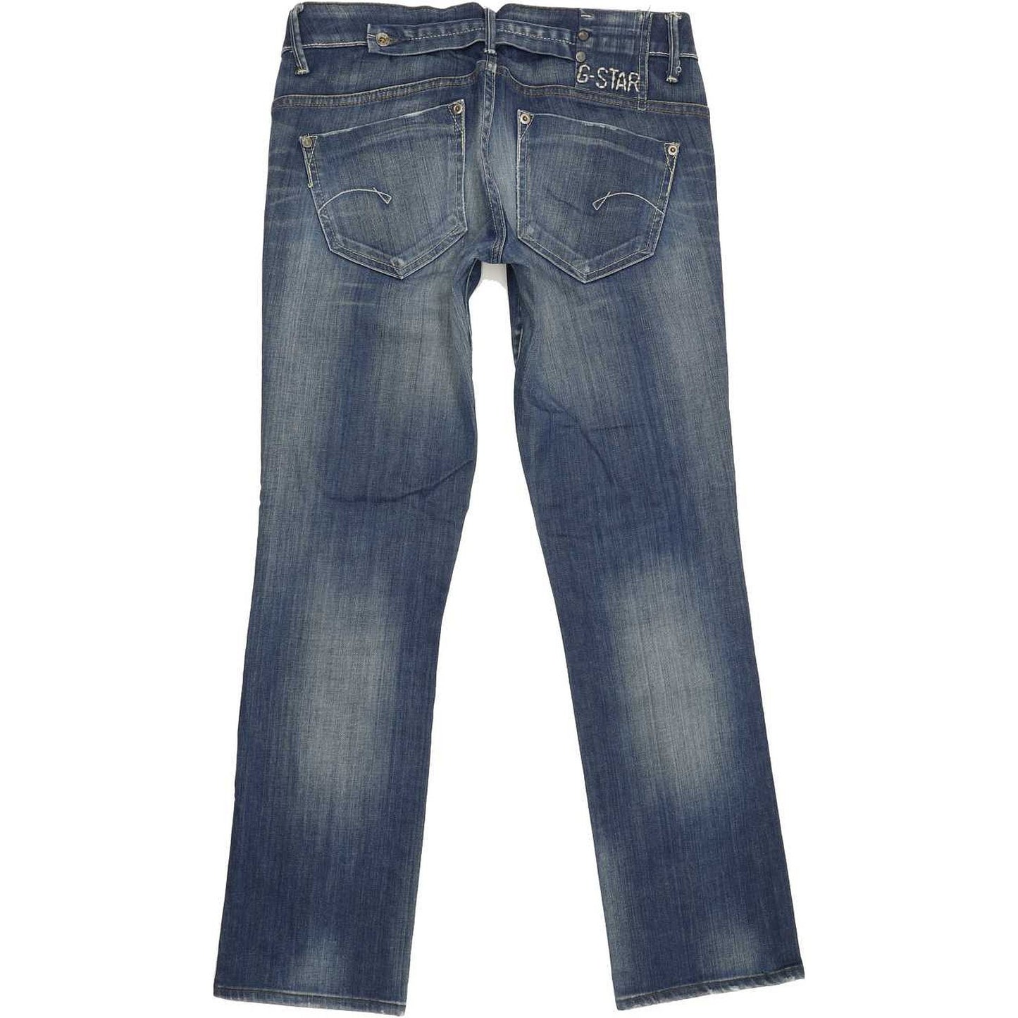 G-Star Midge Women Blue Straight Slim Stretch Jeans W30 L30