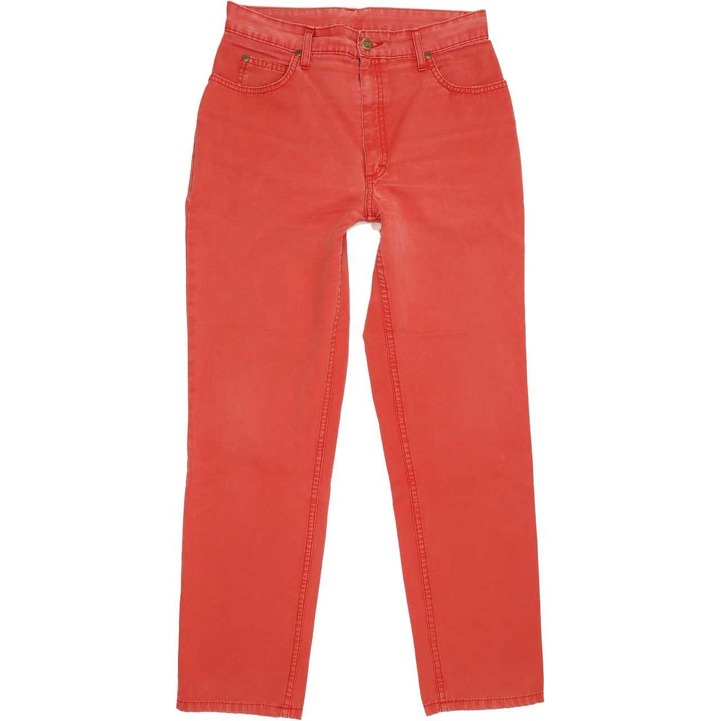 Lee Oklahoma Men Red Straight Regular Jeans W31 L29