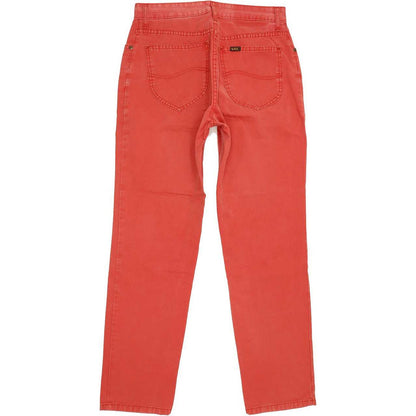 Lee Oklahoma Men Red Straight Regular Jeans W31 L29