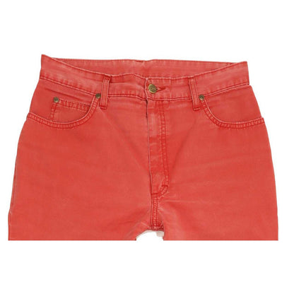 Lee Oklahoma Men Red Straight Regular Jeans W31 L29