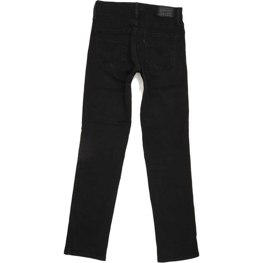 Levi's Slimming Women Black Straight Regular Stretch Jeans W27 L30