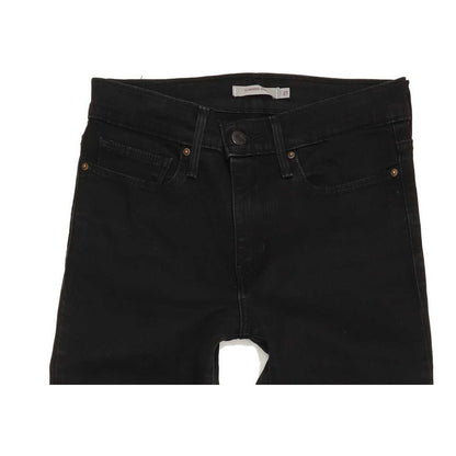 Levi's Slimming Women Black Straight Regular Stretch Jeans W27 L30