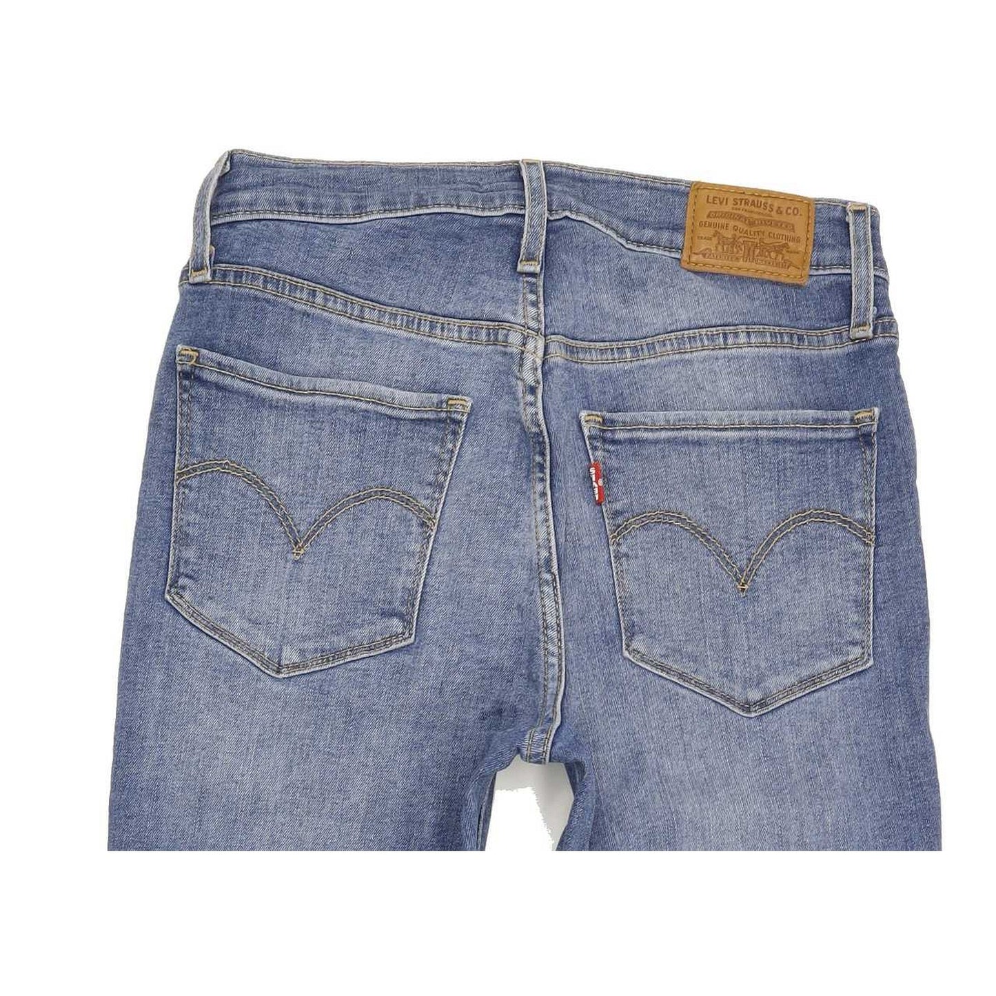 Levi's 724 High Rise Women Blue Straight Stretch Jeans W26 L24