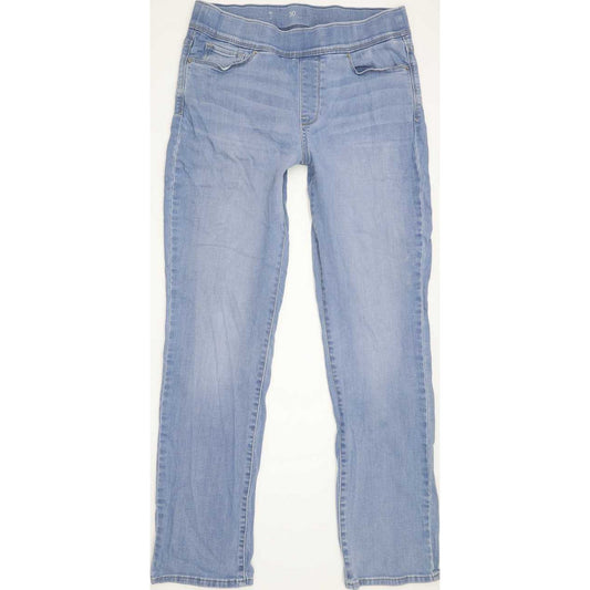 Levi's No Zip Women Blue Straight Slim Stretch Jeans W30 L30