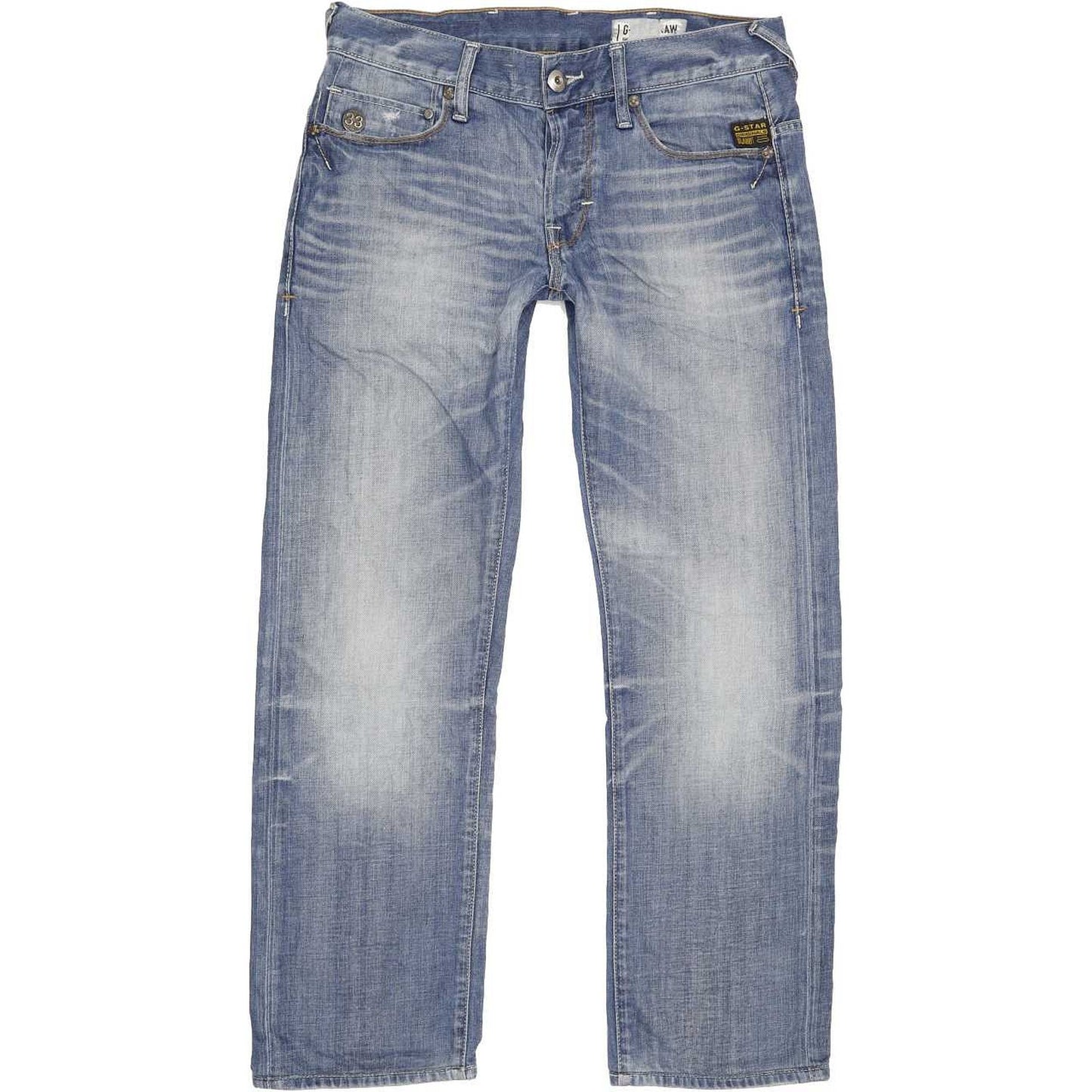 G-Star Heller Men Blue Straight Slim Jeans W30 L28