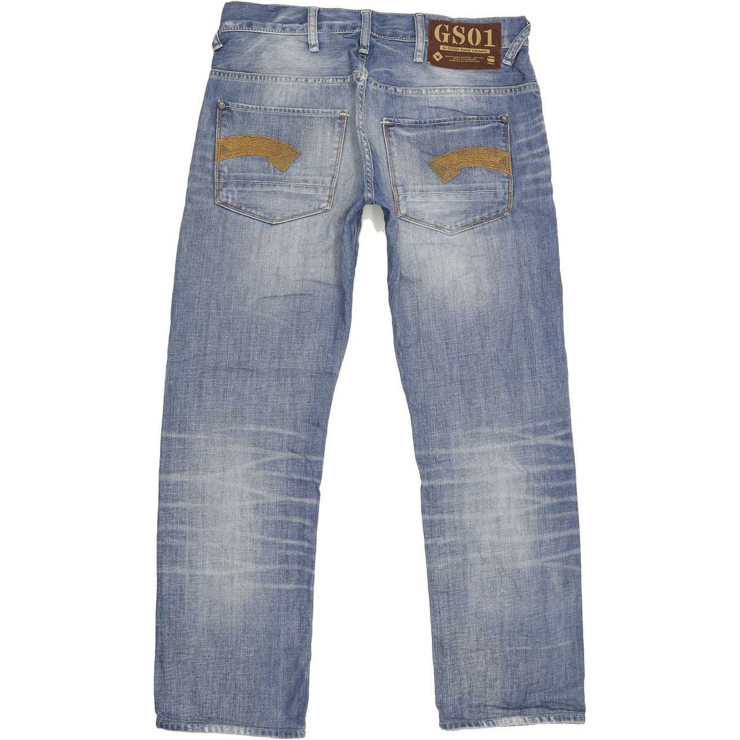 G-Star Heller Men Blue Straight Slim Jeans W30 L28