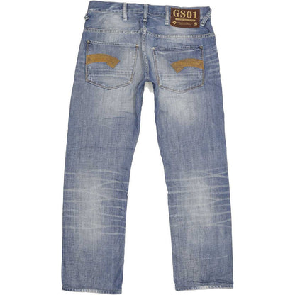 G-Star Heller Men Blue Straight Slim Jeans W30 L28