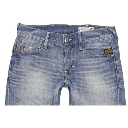 G-Star Heller Men Blue Straight Slim Jeans W30 L28