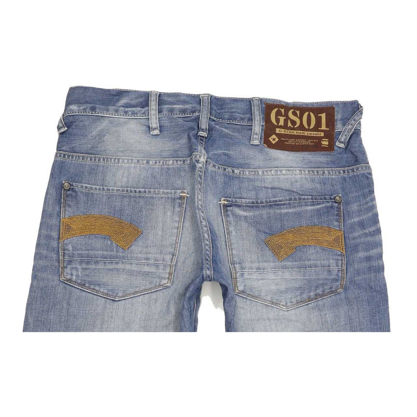 G-Star Heller Men Blue Straight Slim Jeans W30 L28