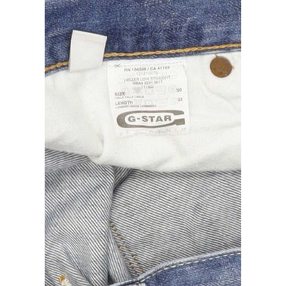 G-Star Heller Men Blue Straight Slim Jeans W30 L28