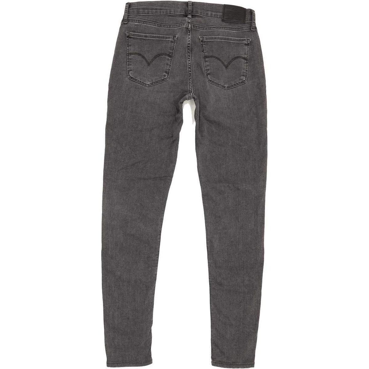 Levi's 710 Super Women Grey Skinny Regular Stretch Jeans W28 L29
